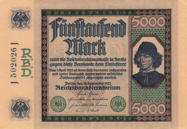 5000 Mark 1922